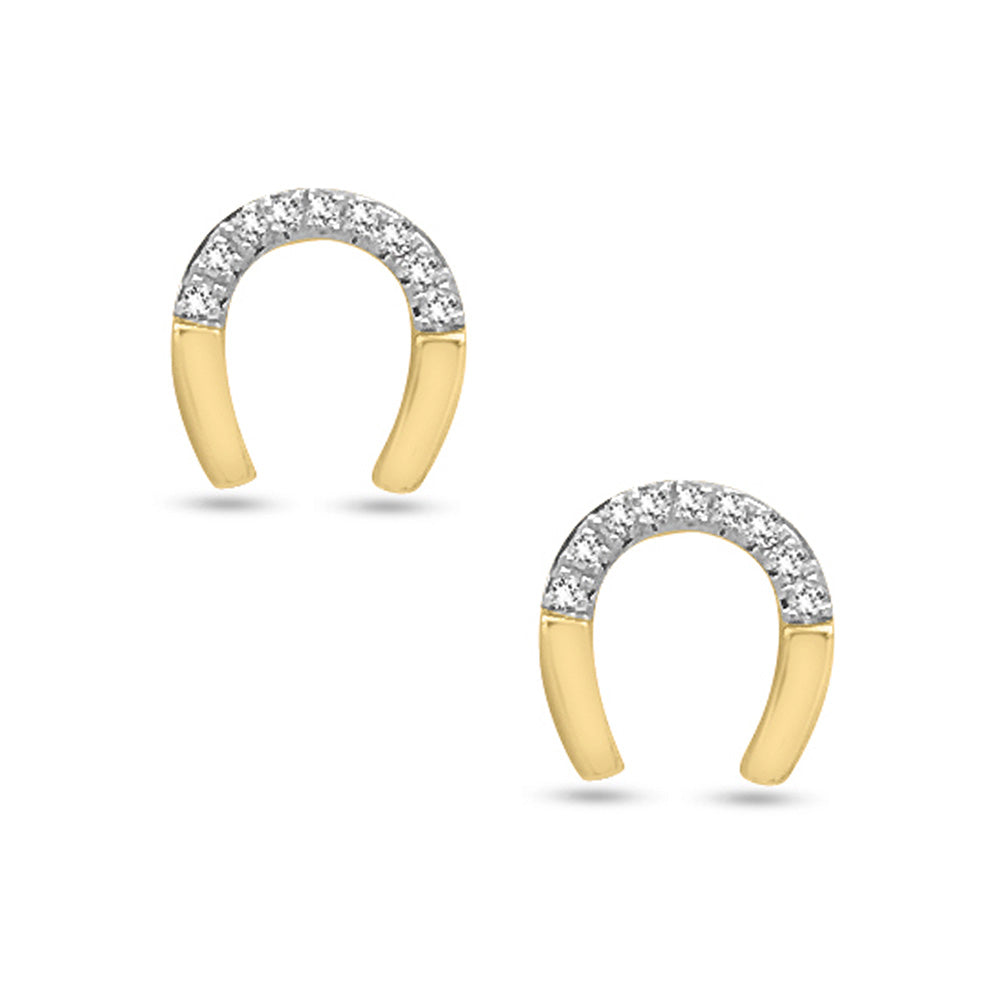 9k Diamond Earrings