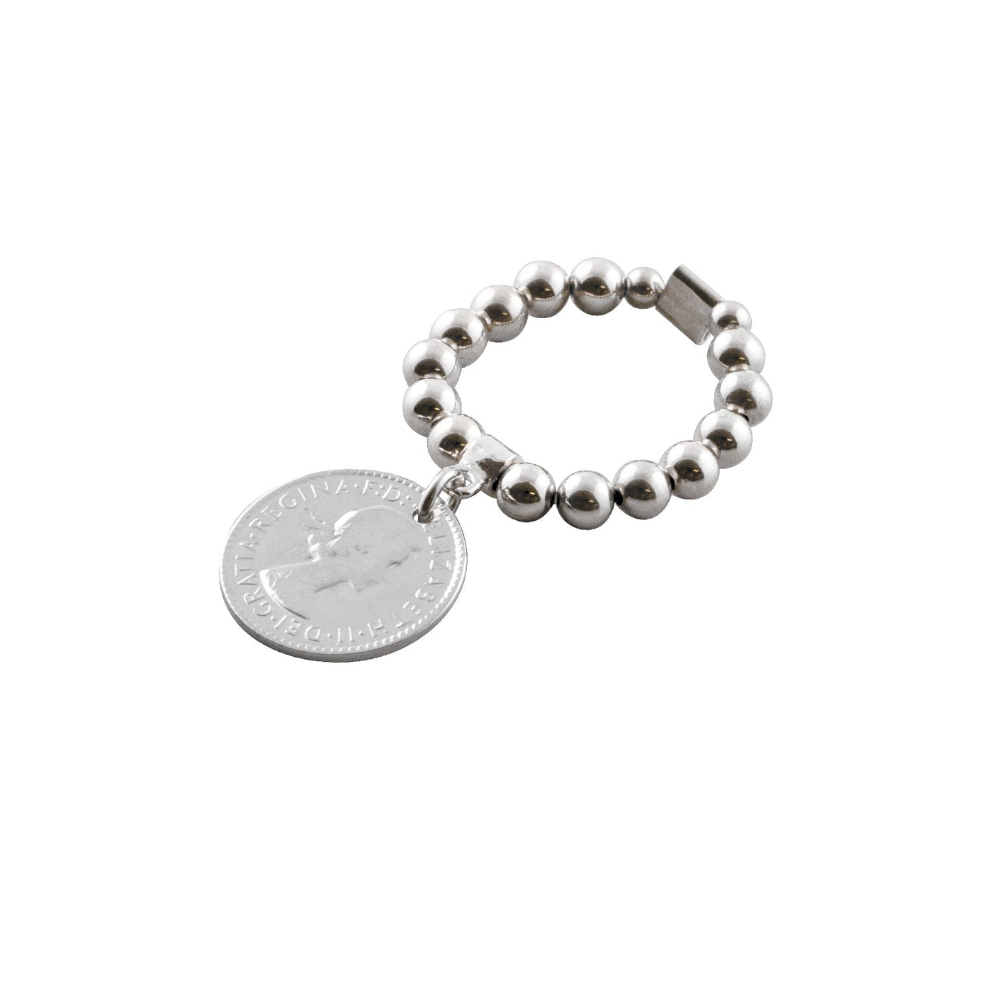 Von Treskow Stretchy Ring with coin